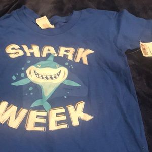 Shark Week T-shirt for boys : Size 4T